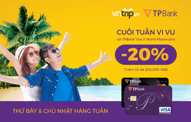 Thỏa thích dạo chơi với thẻ TPBank Visa và World Mastercard vào cuối tuần