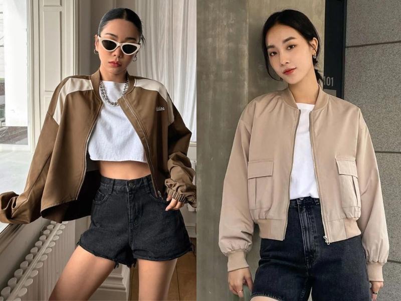 Top 10 Cách phối đồ với áo bomber đẹp cho các cô gái