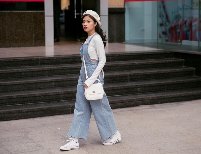 Top 8 Cách mix quần yếm phong cách cho cô nàng