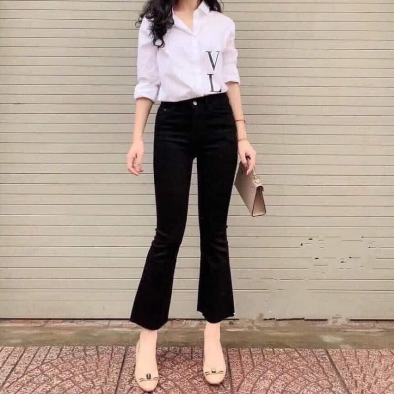 Top 10 Cách mix đồ với quần ống loe siêu trendy