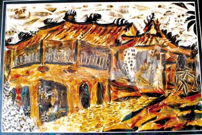 Tranh lông gà – món quà đặc biệt từ Hội An